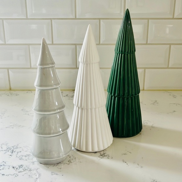 Scott Living Bisque Christmas Tree Table Decor - Picture 8 of 10